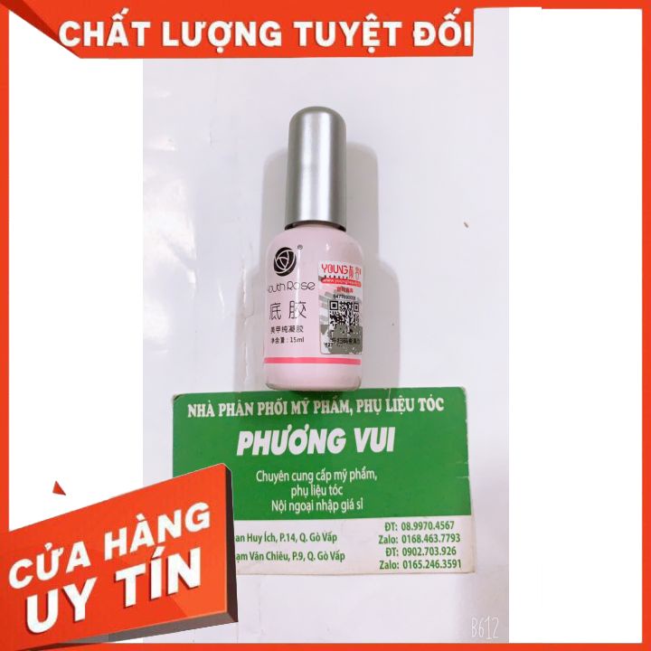 Base-Top-Cứng Móng Hoa Hồng Hàng Chuẩn loại 1 -độ bấm chắc _siêu bóng(sơn gel)