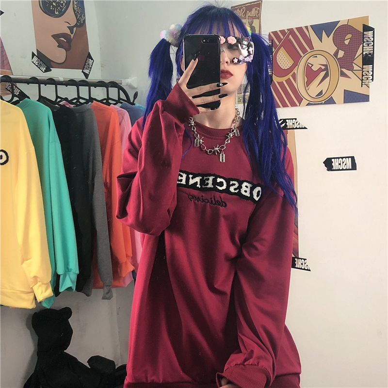 Áo Thun Tay Dài Thiết Kế Đơn Giản Trẻ Trung Hợp Thời Trang 228101 Áo Khoác Dáng Rộng Thêu Chữ Cá Tính Trẻ Trung | BigBuy360 - bigbuy360.vn