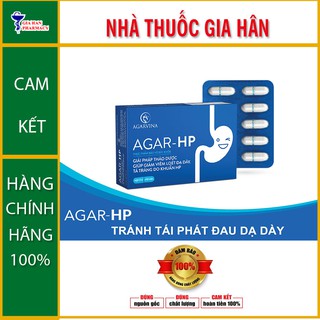 iên Uống AGAR HP - Hỗ Trợ Viêm Loét Dạ Dày Tá Tràng Do Khuẩn HP ( hộp 30 viên ) - Nhathuocgiahan