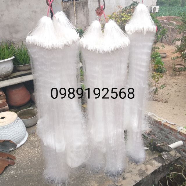 Lưới bắt cá, lưới đánh cá, lưới cá 3 lớp then 3 cao 80cm dài 80m bắt cá rô phi và cá từ 400g đến 2kg