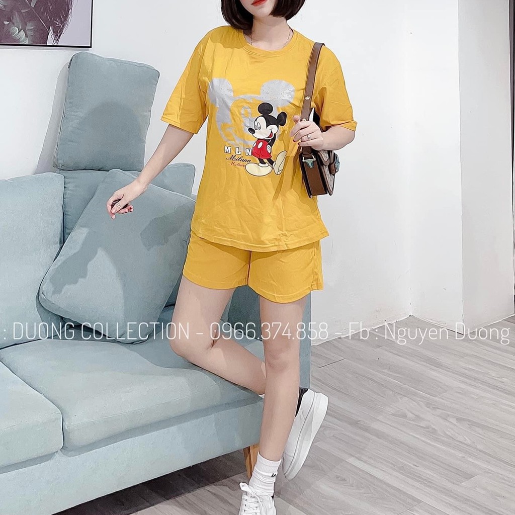 Set đồ nữ cá tính, set quần sóc áo thun đi chơi sang chảnh mùa hè đẹp 8A00175 | BigBuy360 - bigbuy360.vn