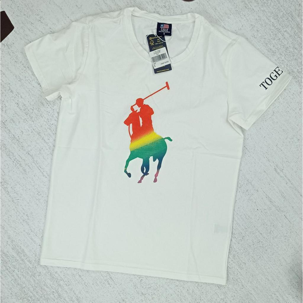 Áo thun nữ cổ tròn tay ngắn cotton 100% VNXK in hình polo dễ thương