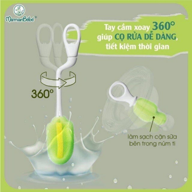 Bộ cây rửa bình sữa và phụ kiện bình Combi