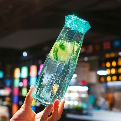 Bình Nước Thủy Tinh - Bình Nước Kim Cương Crank Cup 450ml Chịu Nhiệt | BigBuy360 - bigbuy360.vn