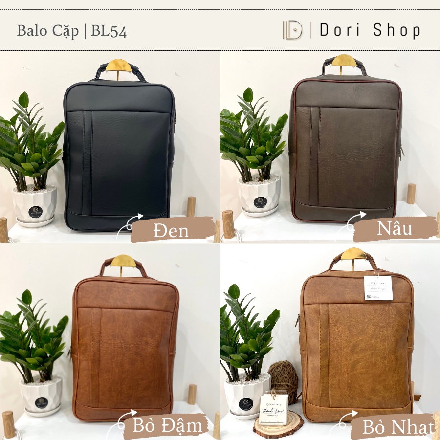 Balo Để Laptop 16in, Baloo Công Sở, Ba lô Da Cao Cấp Dori Shop | BL54