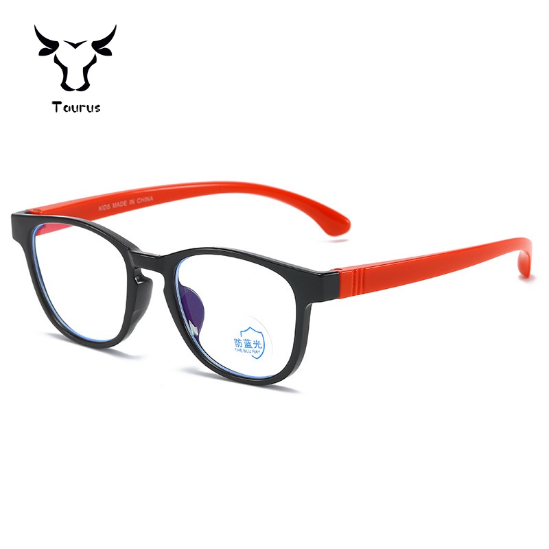 2021 mới thời trang trẻ em kính chống ánh sáng xanh silicone kính trẻ em gọng lớn