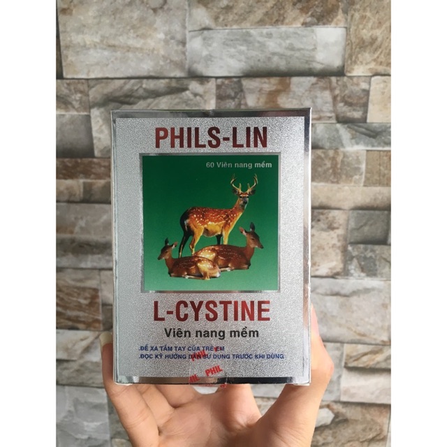 Viên uống bổ gan L-cystine Phils-Lin viên nang mềm (hộp 60 viên)