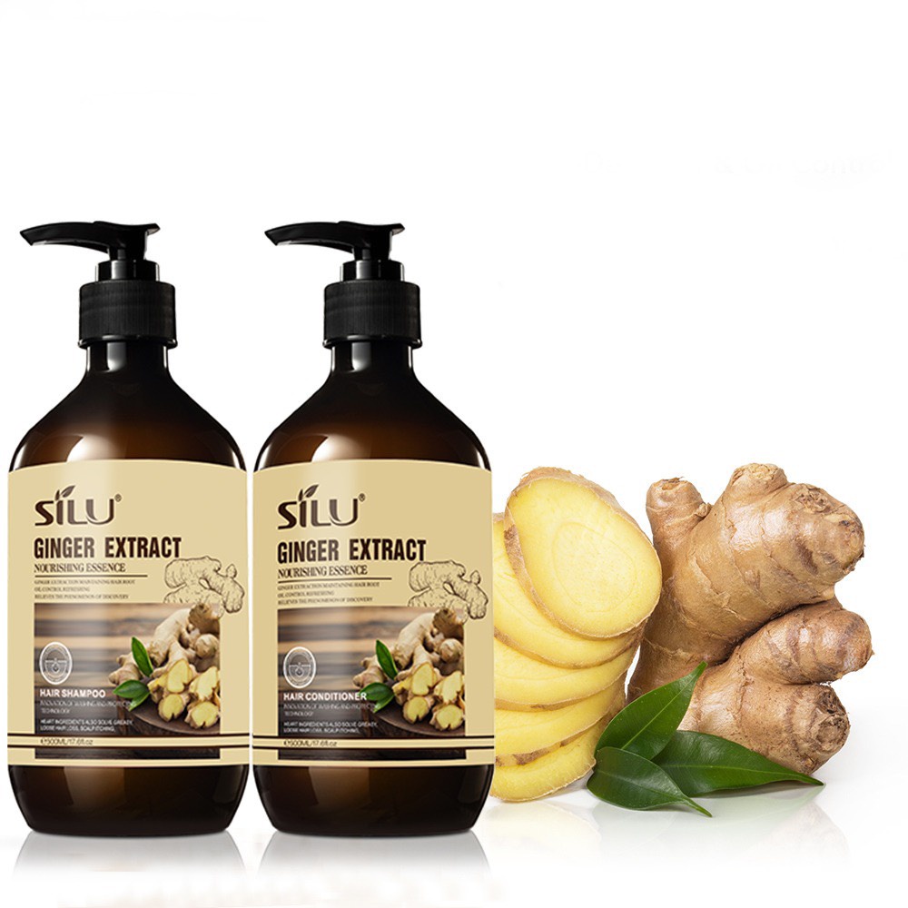 Dầu gội đầu gừng chăm sóc tóc khô sơ chẻ ngọn phục hồi hư tổn ngăn ngừa rụng tóc chai 500ml