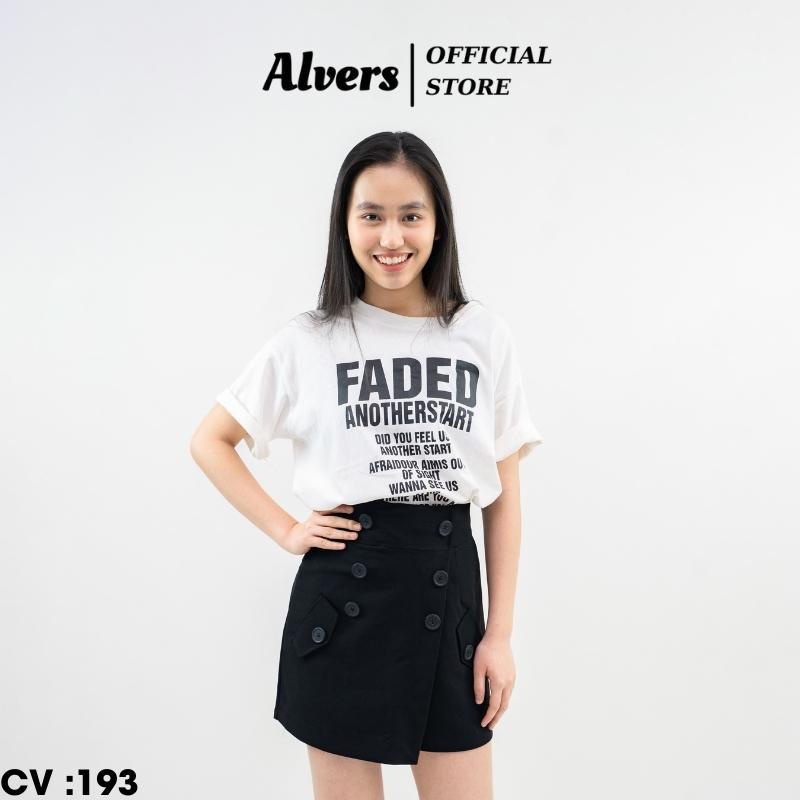 Quần giả váy nữ Top Fashion quần sooc giả chân váy nữ ngắn 3 khuy vạt lệch Full size A3.193