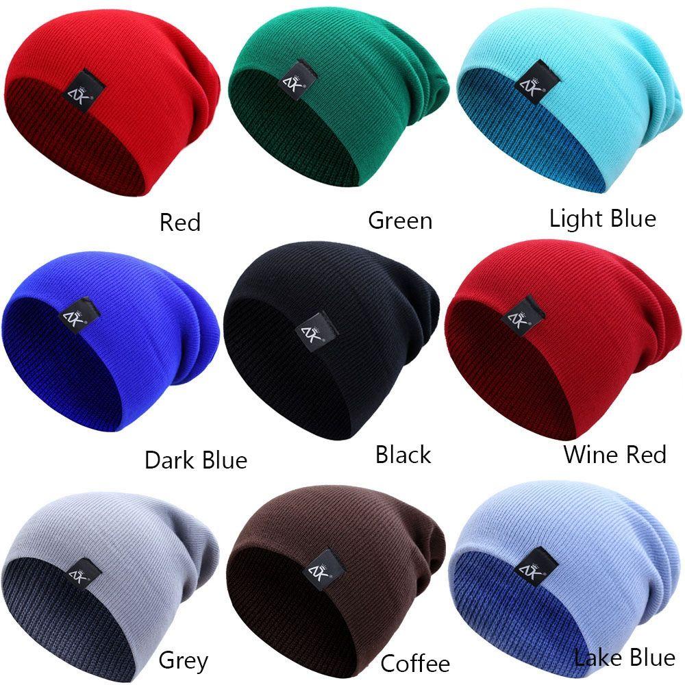 Suenin Mũ Beanie Dệt Kim Màu Trơn Mới Cho Nam Và Nữ
