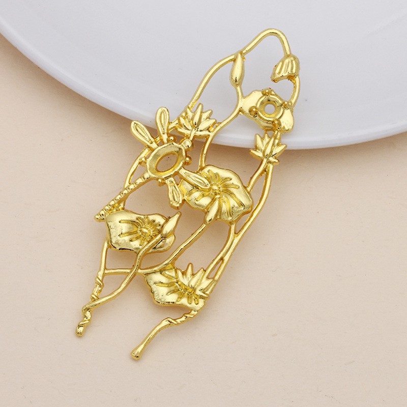 1 phiến đúc dài họa tiết 30*69mm nguyên liệu làm trâm làm trang sức cổ trang