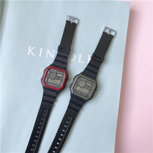 Đồng hồ thể thao nữ nam sport S023 điện tử, kiểu dáng thời trang, đầy đủ chức năng, chống nước tốt | BigBuy360 - bigbuy360.vn