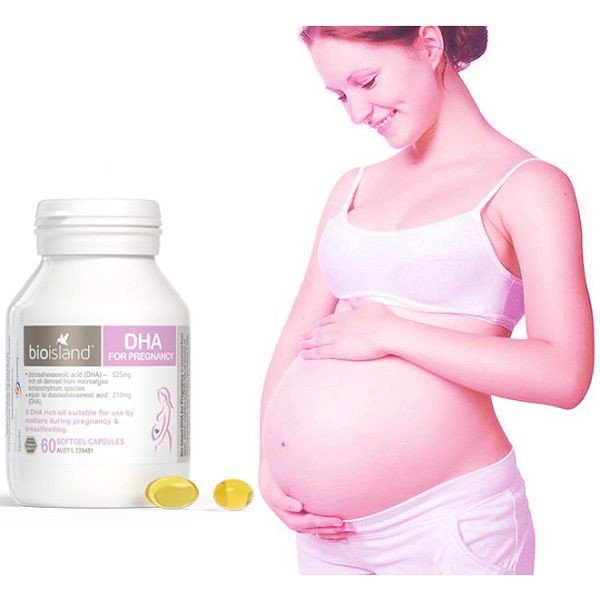 [Hàng chuẩn Úc] Viên uống bổ sung dha cho bà bầu Bioisland DHA for pregnancy 60 viên của Úc