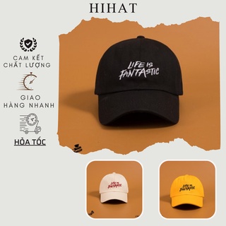 Mũ lưỡi trai thêu chữ, kiểu dáng trẻ trung, nhiều màu LT614