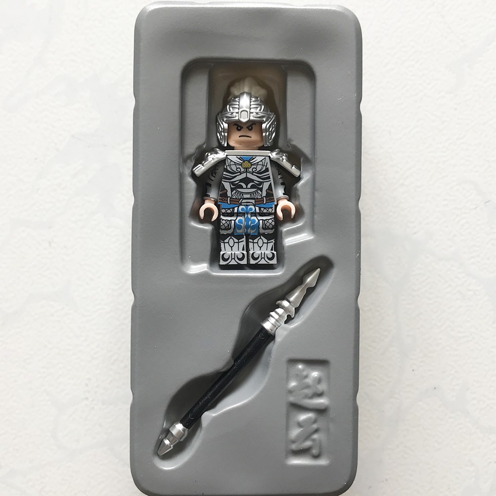 Combo 6 minifigures Quan Vũ, Lưu Bị, Trương Phi, Triệu Vân, Mã Siêu - Đồ chơi mô hình lắp ghép Tam Quốc tương thích lego