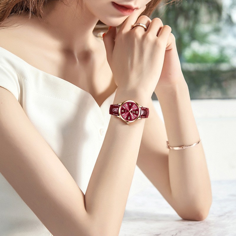 Đồng hồ đeo tay, đồng hồ nữ chính hãng TRSOYE cực kỳ sang trọng, cao cấp, chống thấm nước/TRS985
