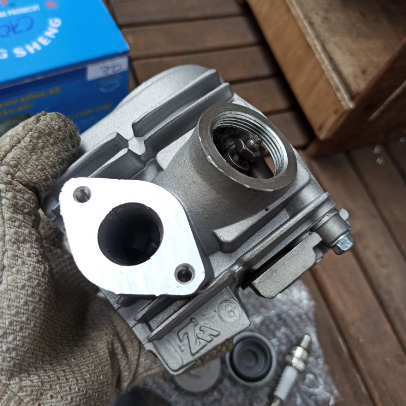 Bộ đầu bò, đầu quy lát, đầu xi lanh cub 50 lên 70cc