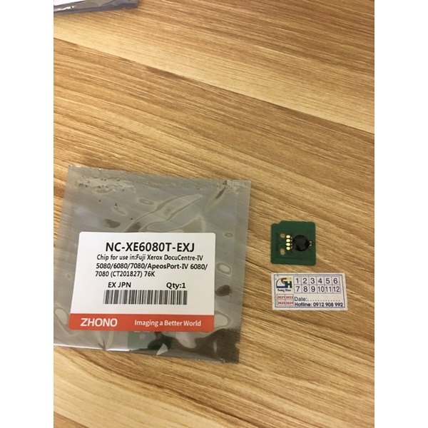 Chip mực máy photo Fuji Xerox DocuCentre  DCIV - 5080 / 6080 / 7080 (CT201827) -  DC - V 5080 / 6080