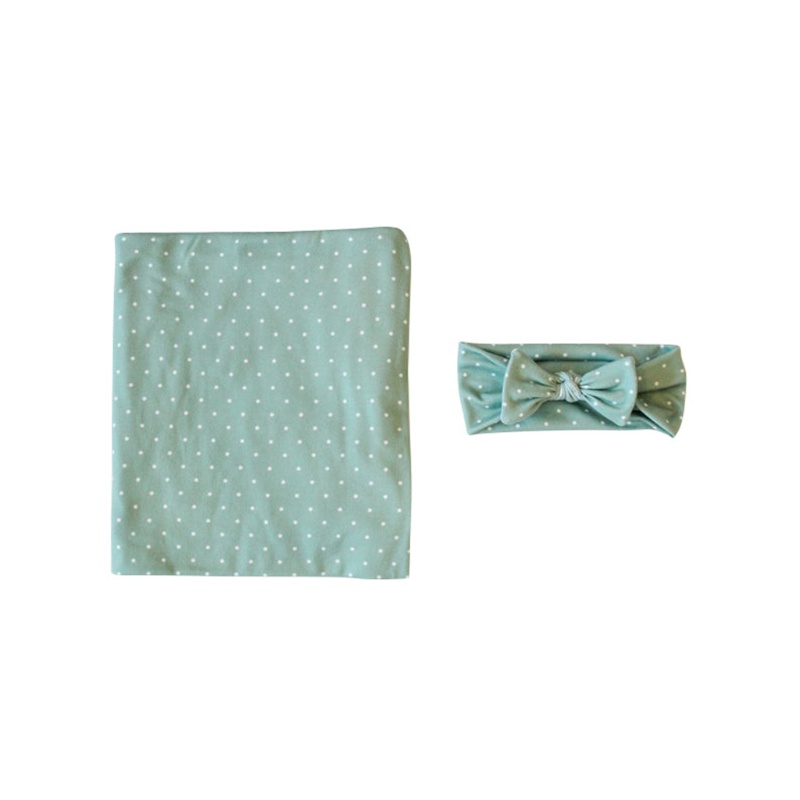 Bộ 2 Túi Ngủ Cotton Mềm Mại Màu Trơn Quấn Bé Sơ Sinh