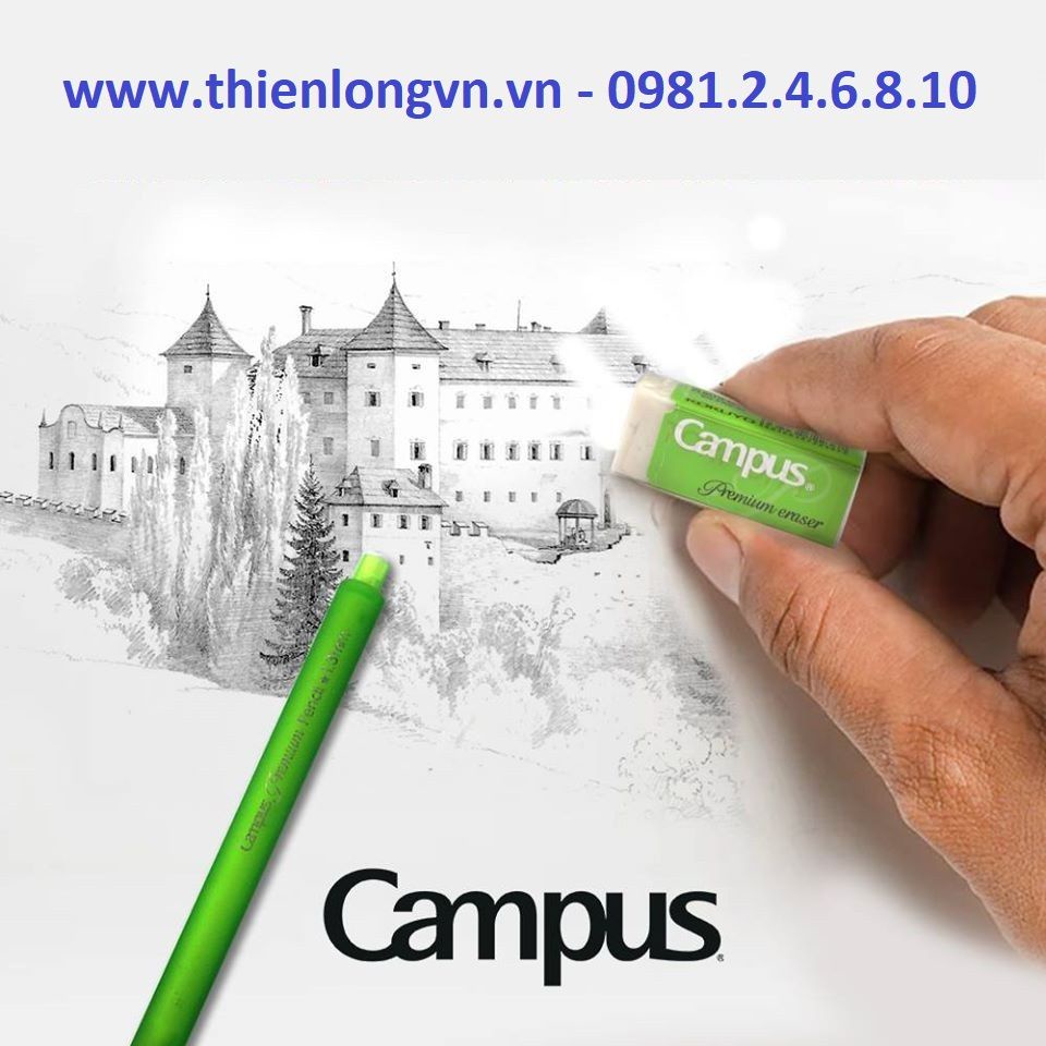 Gôm tẩy trắng Premium Campus ER-PRE-30