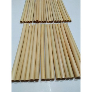 100 Ống hút Tre (Nứa) Loại 2