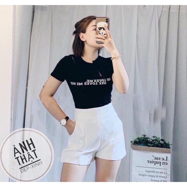 Quần short đùi tuyết mưa lưng cao khoá kéo, kèm clip thật - B2U | BigBuy360 - bigbuy360.vn