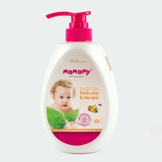 Chai nước rửa bình sữa và hoa quả Mamamy 600ml