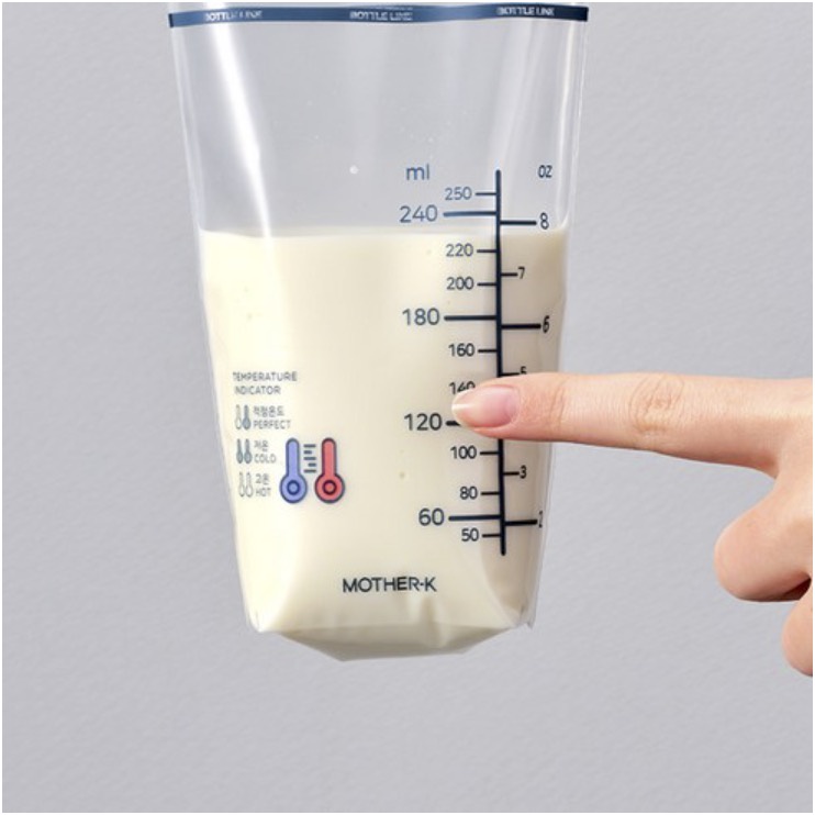[Hàng chính hãng] Bình sữa cho bé sơ sinh chính hãng MOTHER K Hàn Quốc dùng đi du lịch, đi chơi 1 lần, bé 0-3 tháng