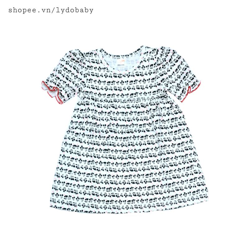 Váy bé gái 1 tuổi - 5 tuổi xinh xắn vải cotton xuất dư mềm mịn mát, đầm cho bé shop Lydobaby