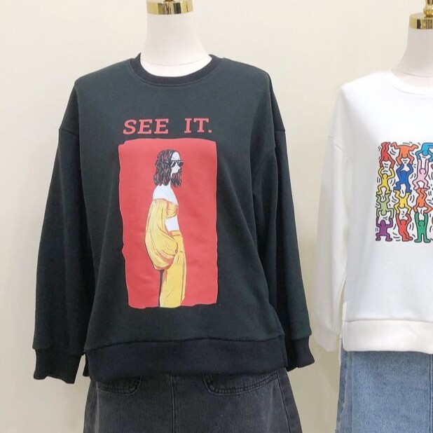 Áo Nỉ dài tay cổ tròn See it Méo Shop | BigBuy360 - bigbuy360.vn