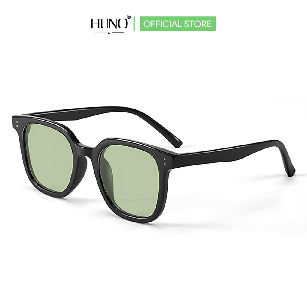 Kính râm nam nữ HUNO được thiết kế hai chấm HOT TREND 2023 với gang màu cá tính siêu đẹp - KR42