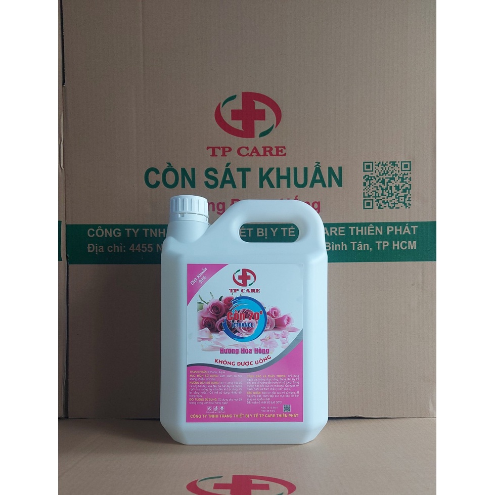 Ship hỏa tốc 1 giờ dung dịch sát khuẩn, cồn y tế 70 độ 5 lít cao cấp kháng - ảnh sản phẩm 7