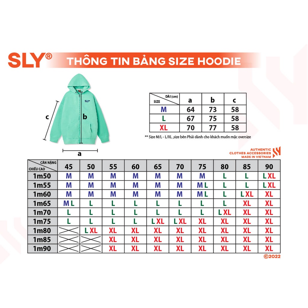 Áo Khoác Nỉ Bông SLY màu xanh ngọc