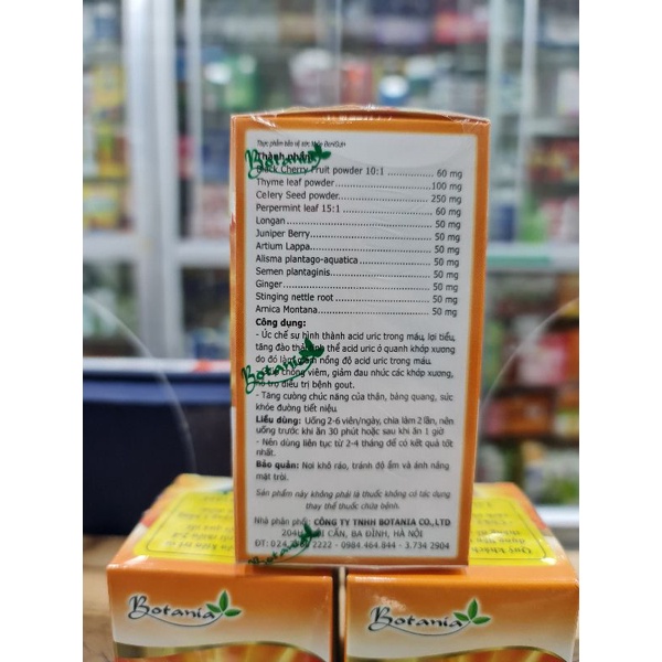 BoniGut - Boni Gut Giảm nguy cơ, triệu chứng bệnh gout [boni gut]