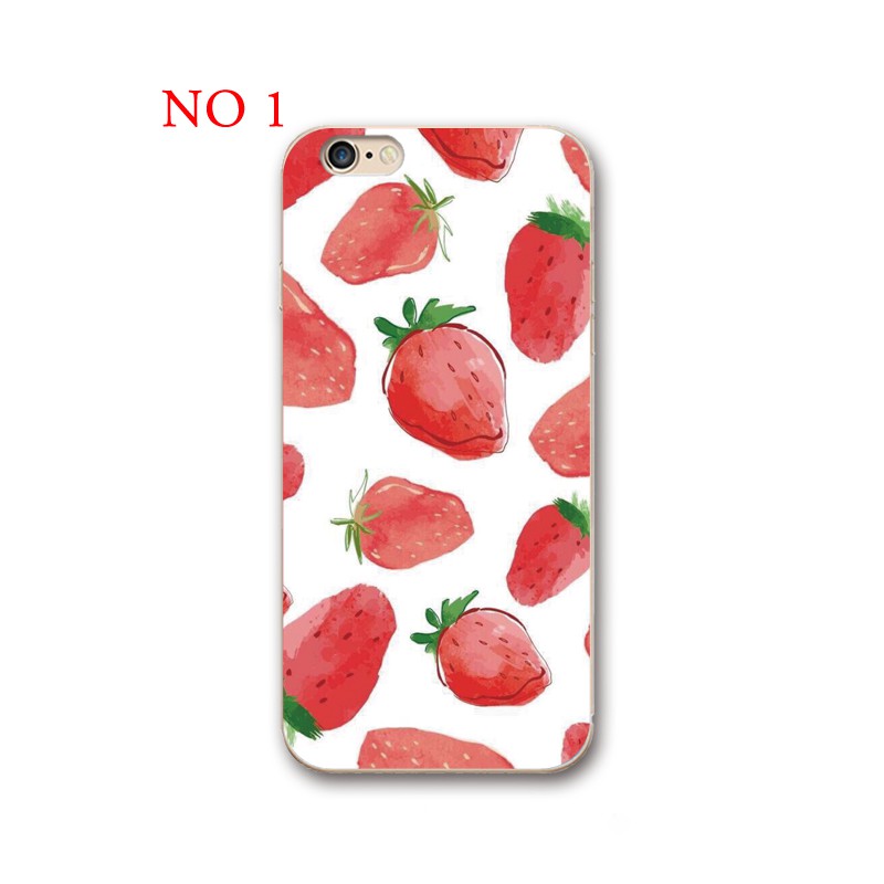 Ốp Điện Thoại tpu Mềm Hình Dâu Tây Cho iphone 12 13 mini 11 14 pro xs max xr 5s se2 6s plus 8 7 plus x Hoạt Hình
