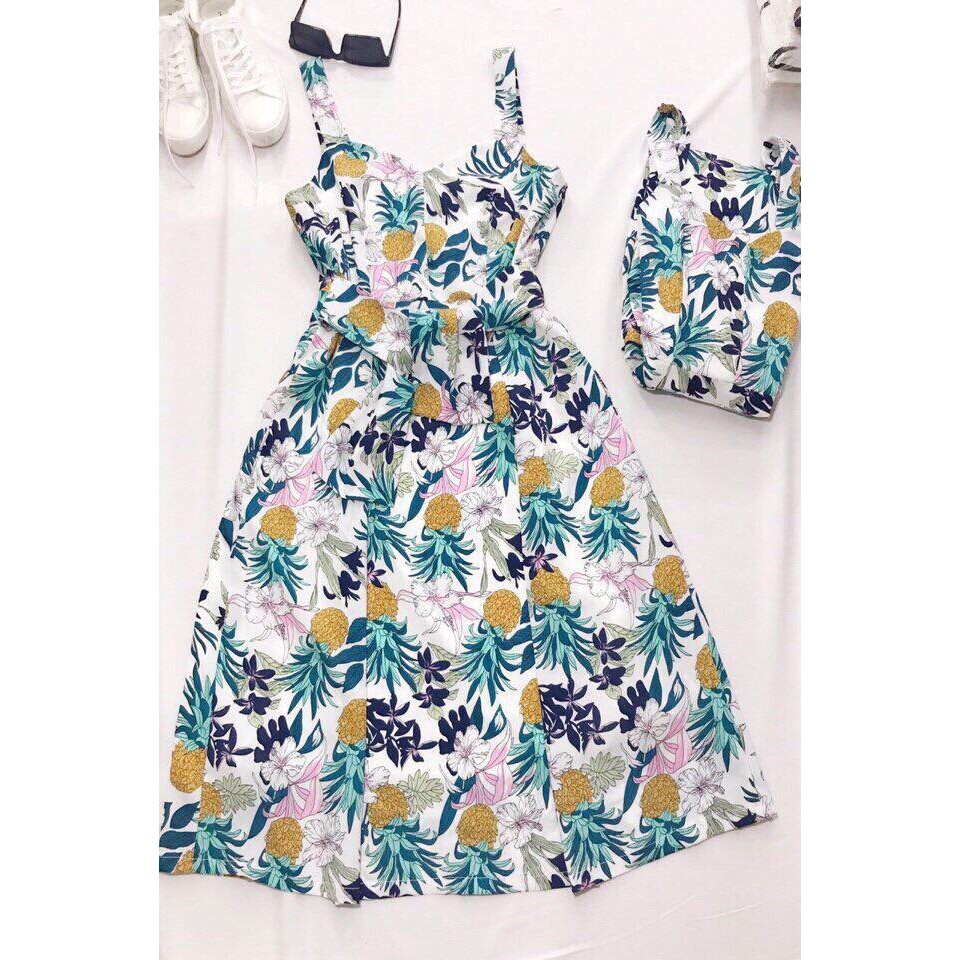 VÁY HOA 2 DÂY VNXK