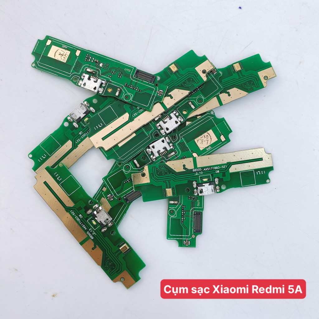 Cụm chân sạc Xiaomi Redmi 5A ( kèm mic , tai nghe ) , mạch sạc Xiaomi MCG3B linh kiện loại tốt, bảo hành đổi trả