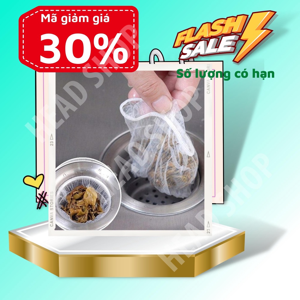 Combo 30 Túi Lọc Rác Bồn Rửa Bát LR1 HEADSHOP