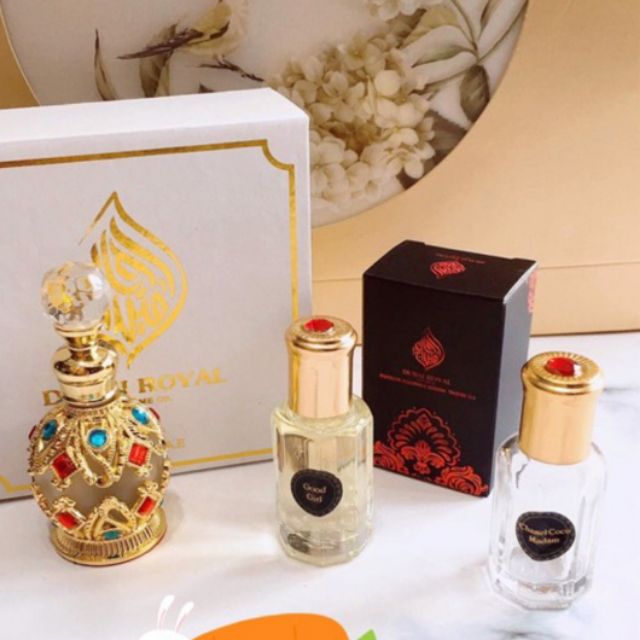 Chai lăn 10ml - 15ml tinh dầu nước hoa Dubai chính hàng Royal