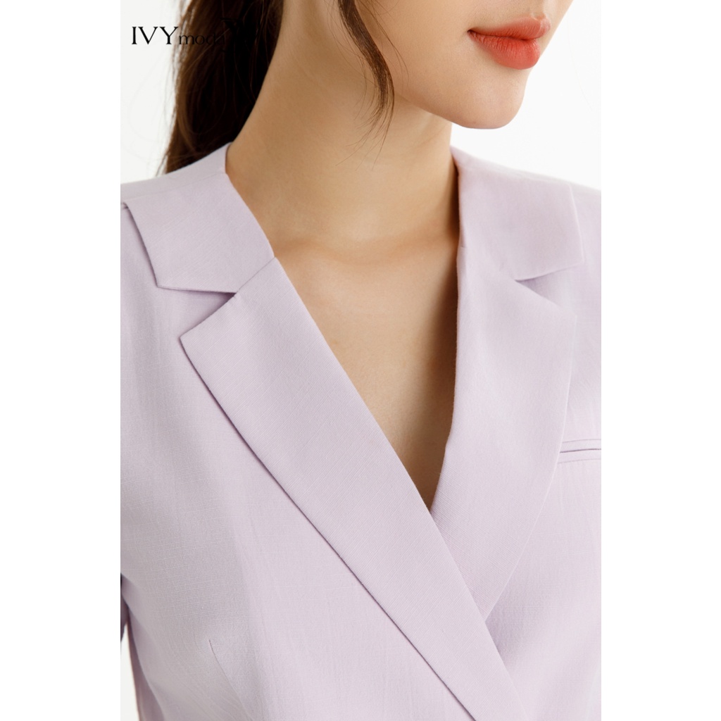 Set áo Blazer và quần suông dài nữ IVY moda MS 61M7502