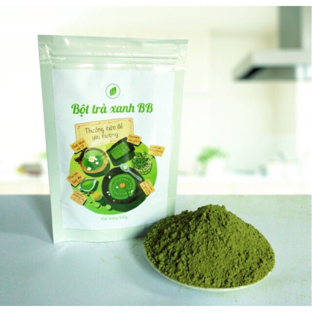 100 gram bột trà xanh