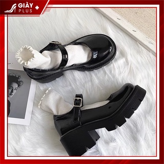 Giày nữ lolita đế 6cm phong cách Hàn quốc phù hợp với mọi trang phục (Giày form rộng khách mua lùi 1 size)