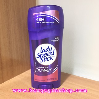 Lăn sáp khử mùi nữ Lady Speed Stick - Wild Freesia - Antiperspirant & Deodorant 65g