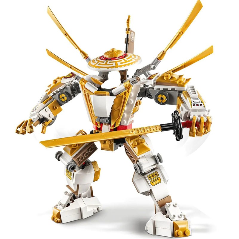 Đồ chơi Lắp ghép Mô hình 2020 NEW NINJA Legacy Golden Mech Titan Robot Bela 11492