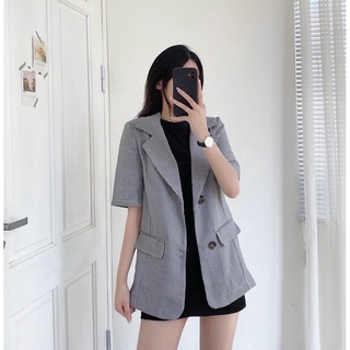 Set Blazer Kèm Váy Body (ảnh cận chất)