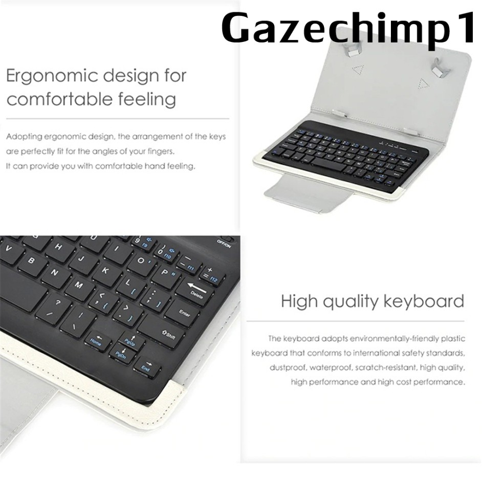 Bàn Phím Bluetooth Gazechimp1 3 Trong 1 Cho Máy Tính Bảng 7-8 Inch