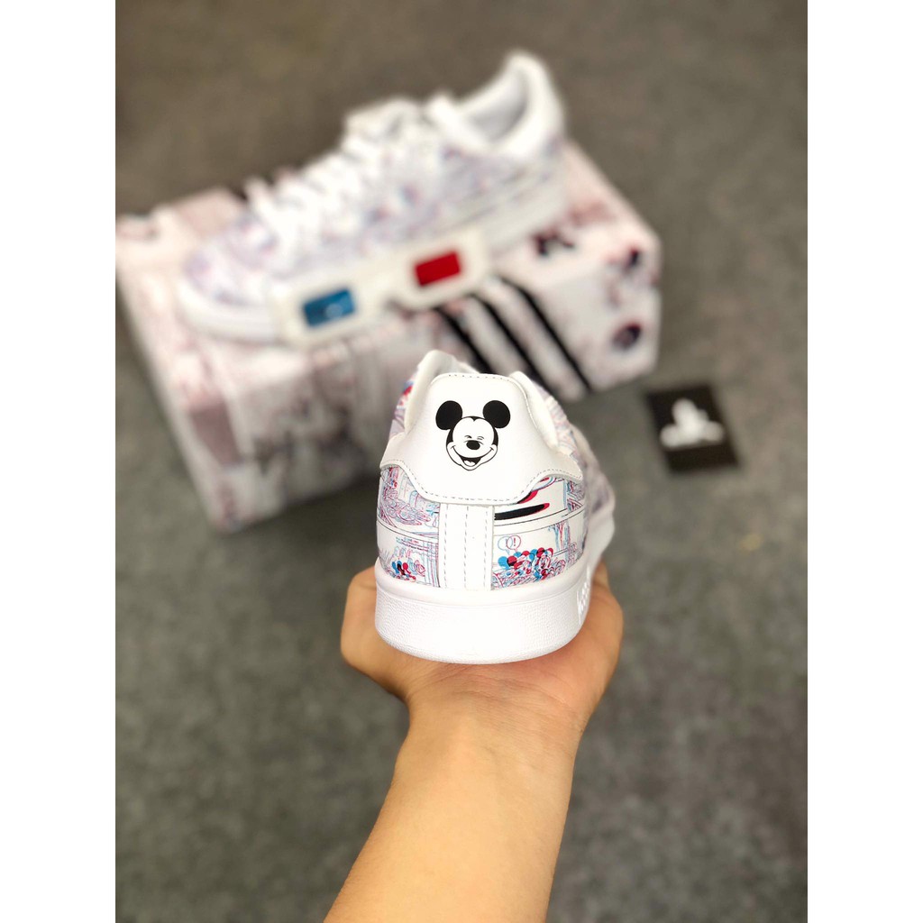 Giày Adidas Stan Smith Mickey Mouse 3D - Hàng chính hãng, săn sale USA - FW2911