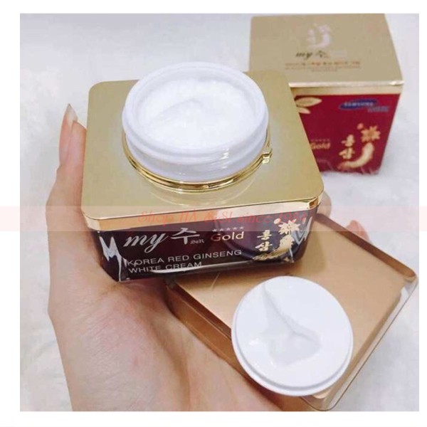 KEM SÂM DƯỠNG TRẮNG DA MY GOLD - Korea Red Ginseng White Cream 50ml