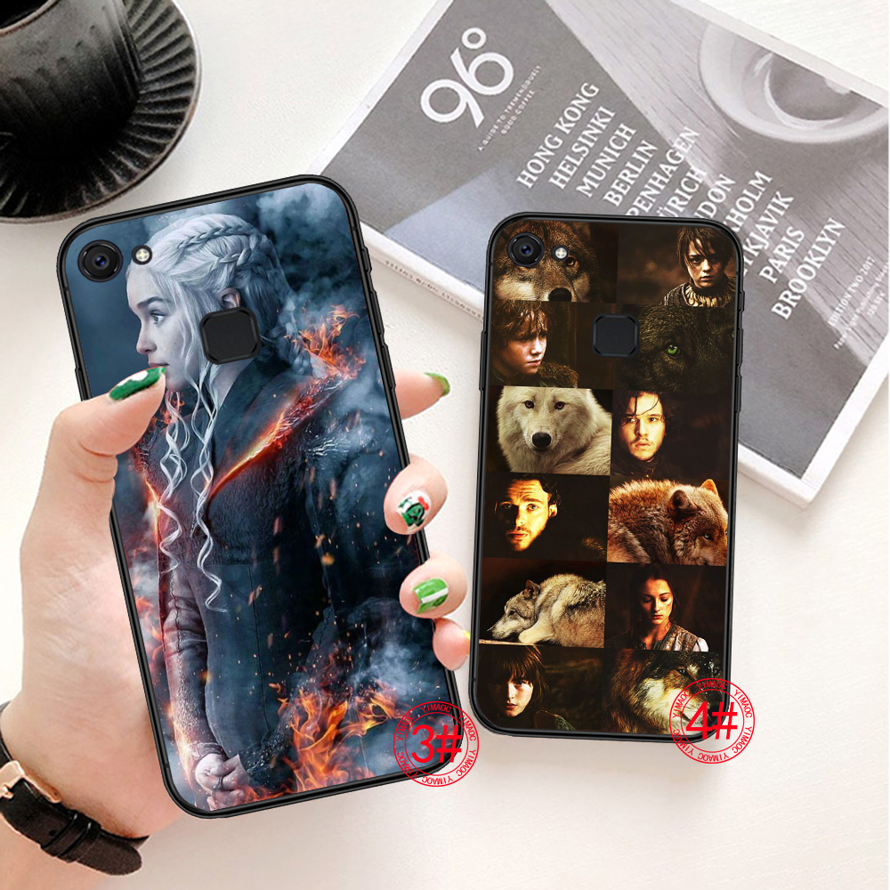 Ốp Điện Thoại Mềm Hình Game Of Thrones 82ih Cho Vivo Y11 V5 Y67 V5S V5 Lite Y66 V7 Plus Y75 Y79 V9 Y85 Y89 V11 V15 Pro