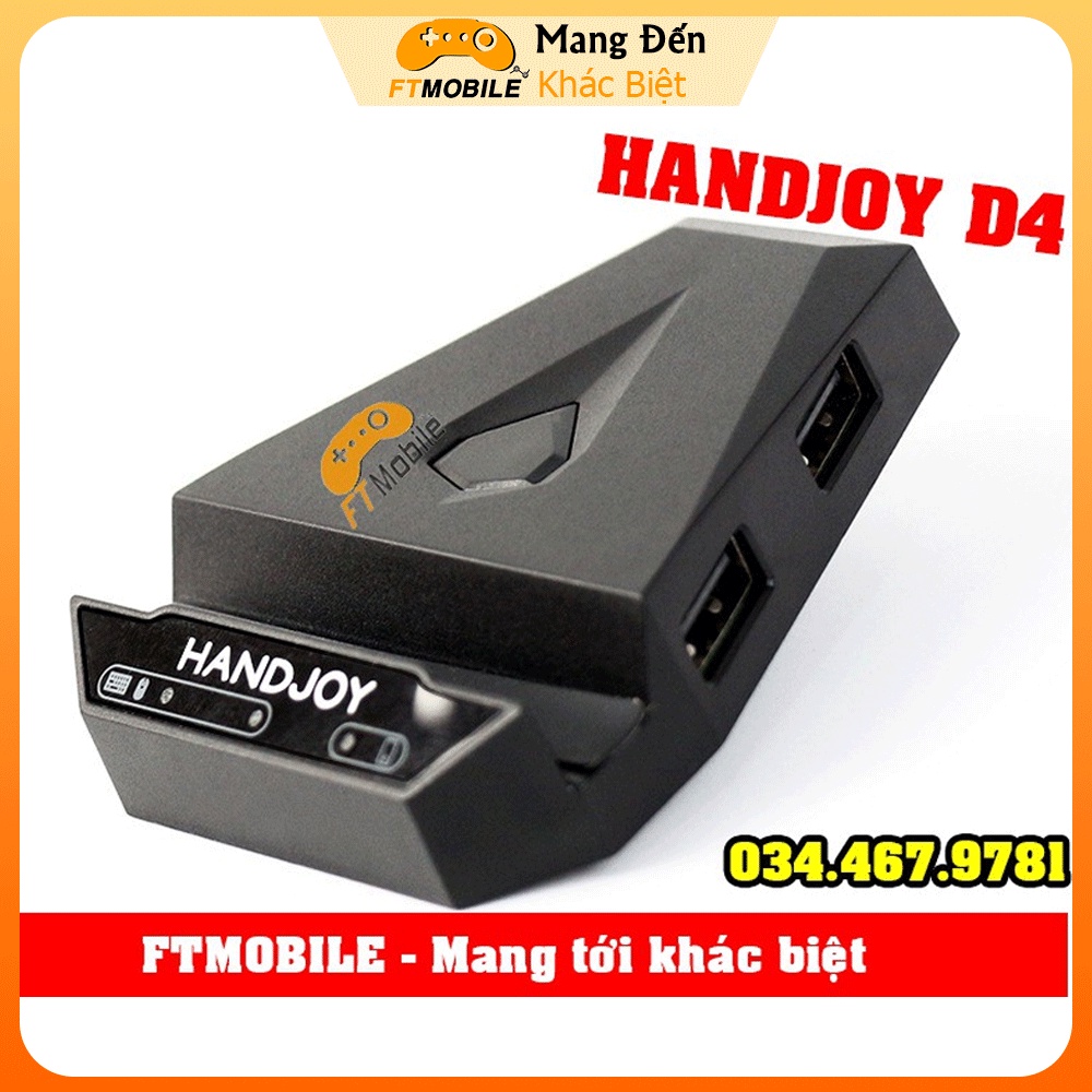 Handjoy D4 - Siêu phẩm công nghệ hỗ trợ game mobile mới nhất 2019